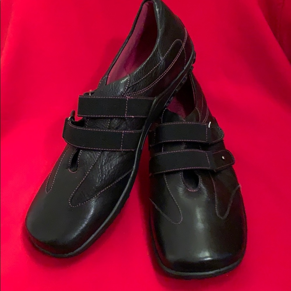 Aerosols Black “Re Fuel” Leather Shoes 8.5